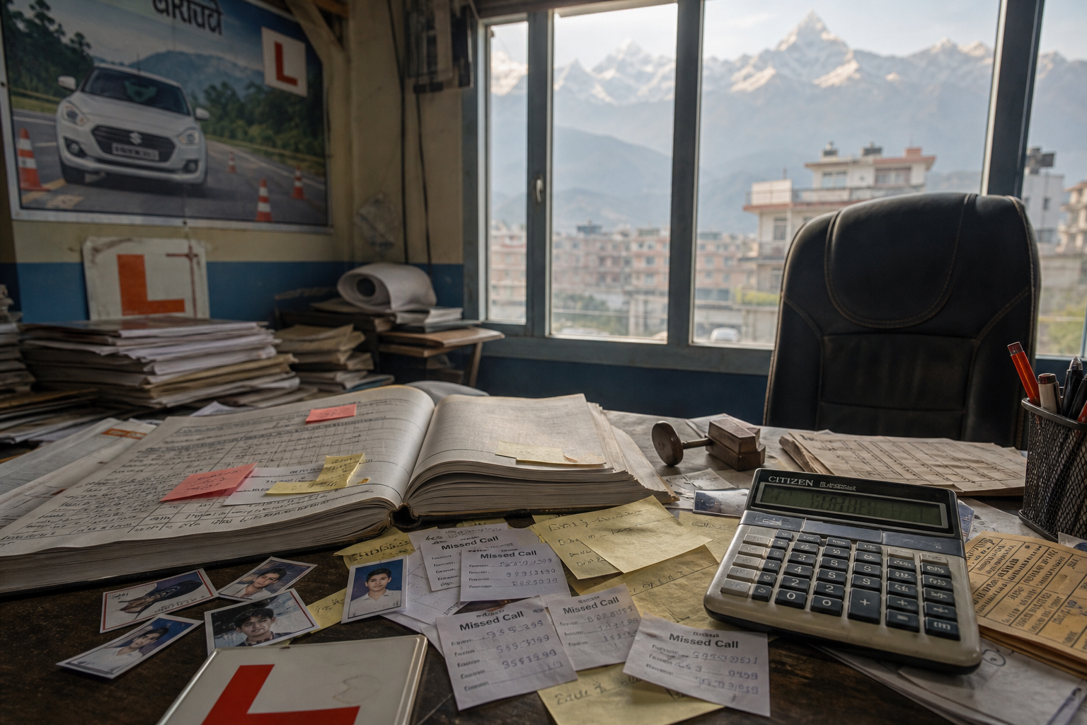 What challenges driving schools face in Nepal